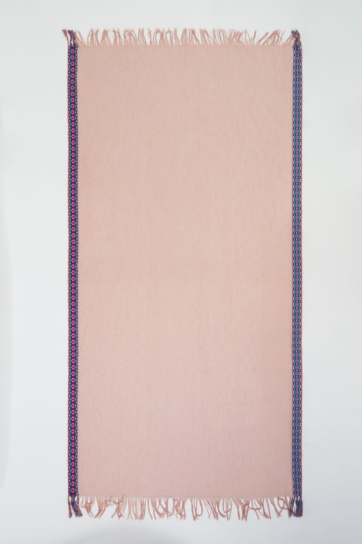 Kenarı Şerit Desenli Şal