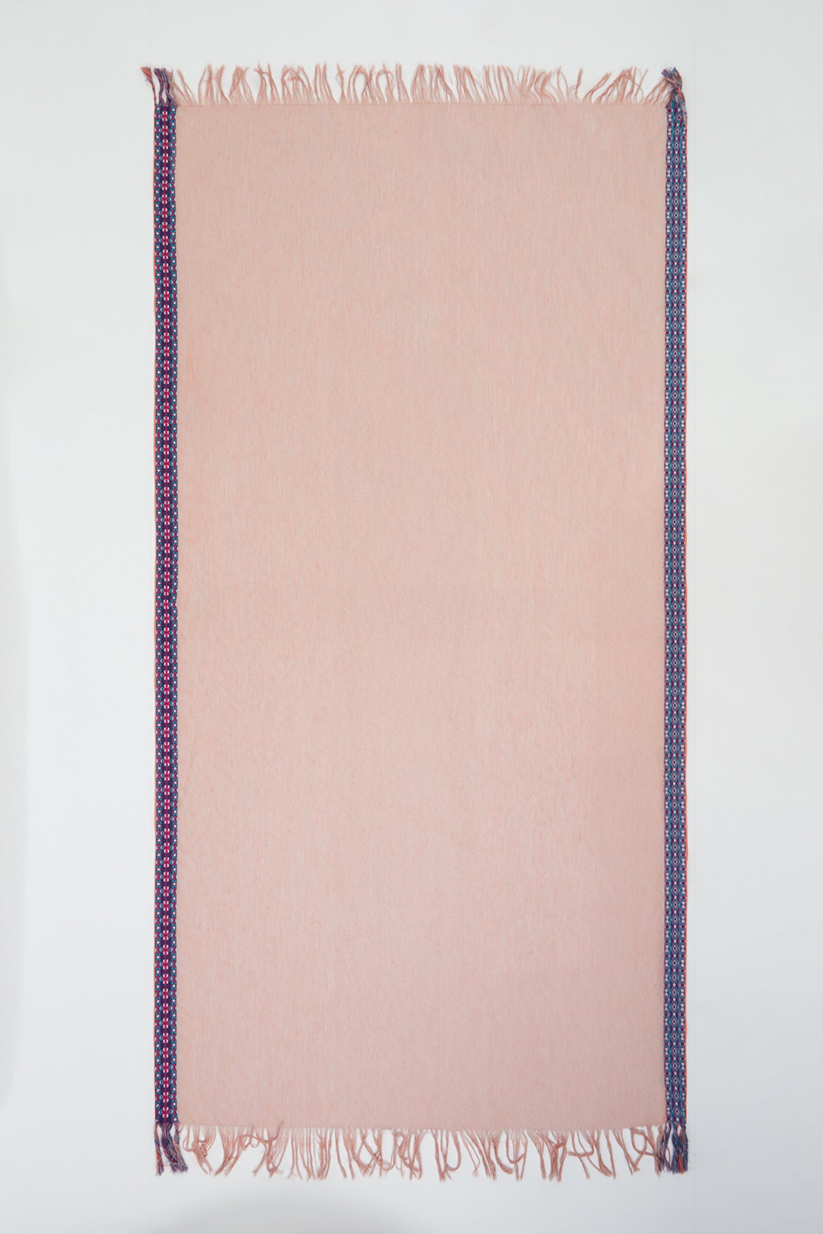 Kenarı Şerit Desenli Şal