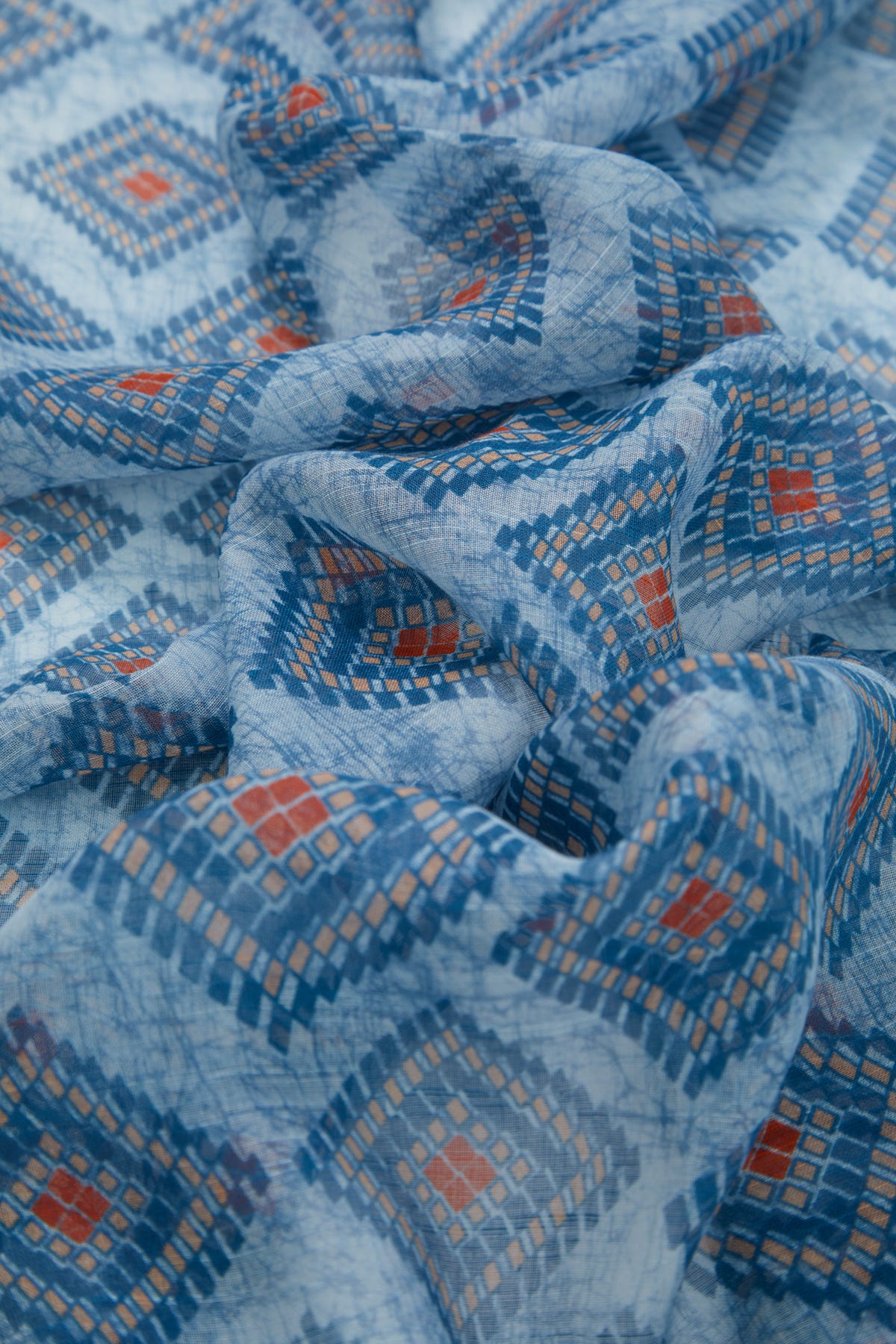 Geometrik Desenli Şal