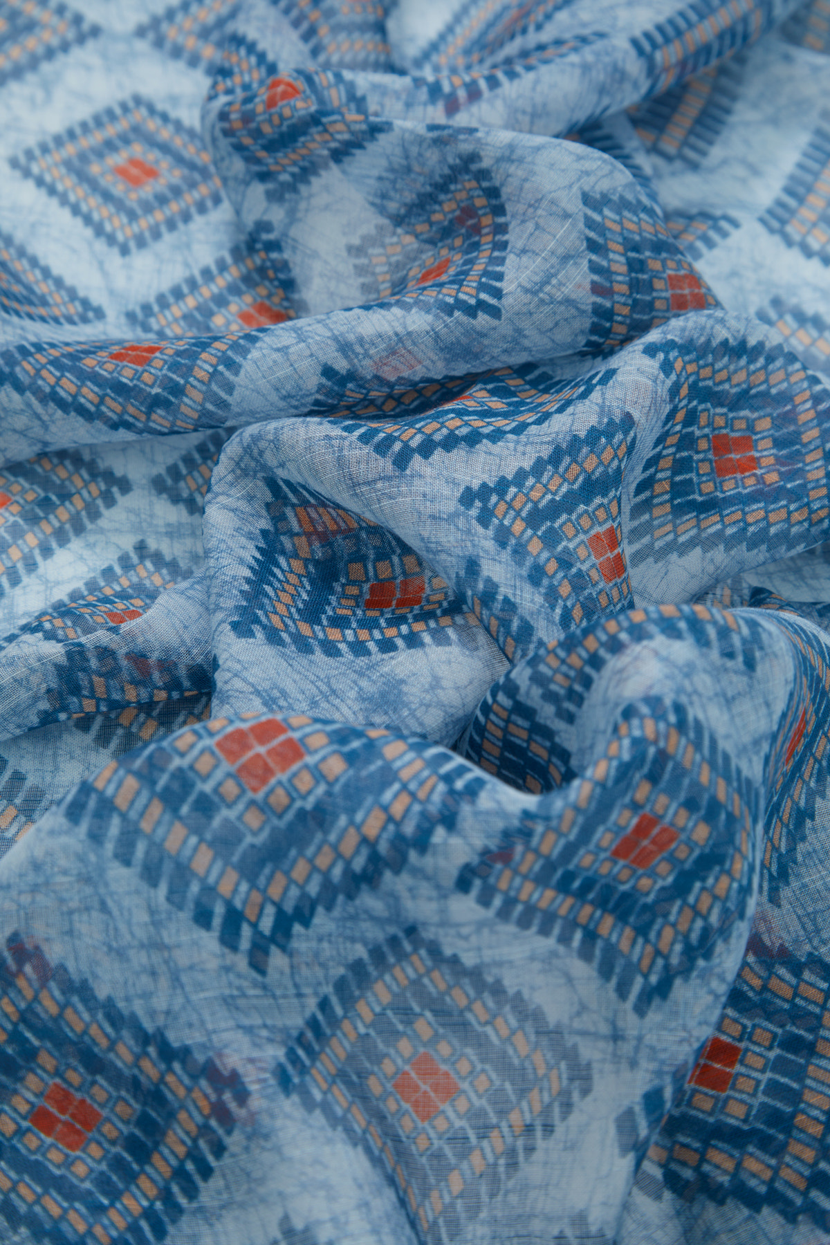 Geometrik Desenli Şal