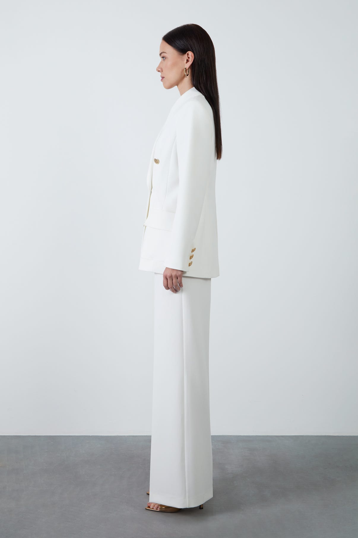 Düğme Detaylı Ceket