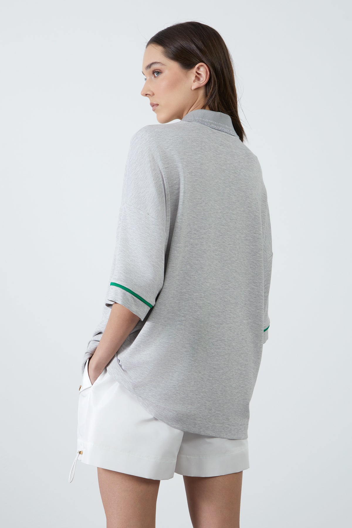 Gömlek Yaka Bol Tshirt