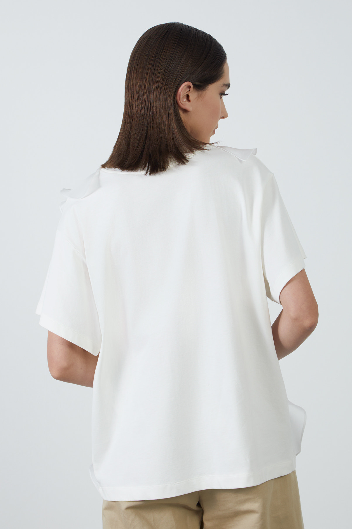 Önü Baskılı Basic T-shirt