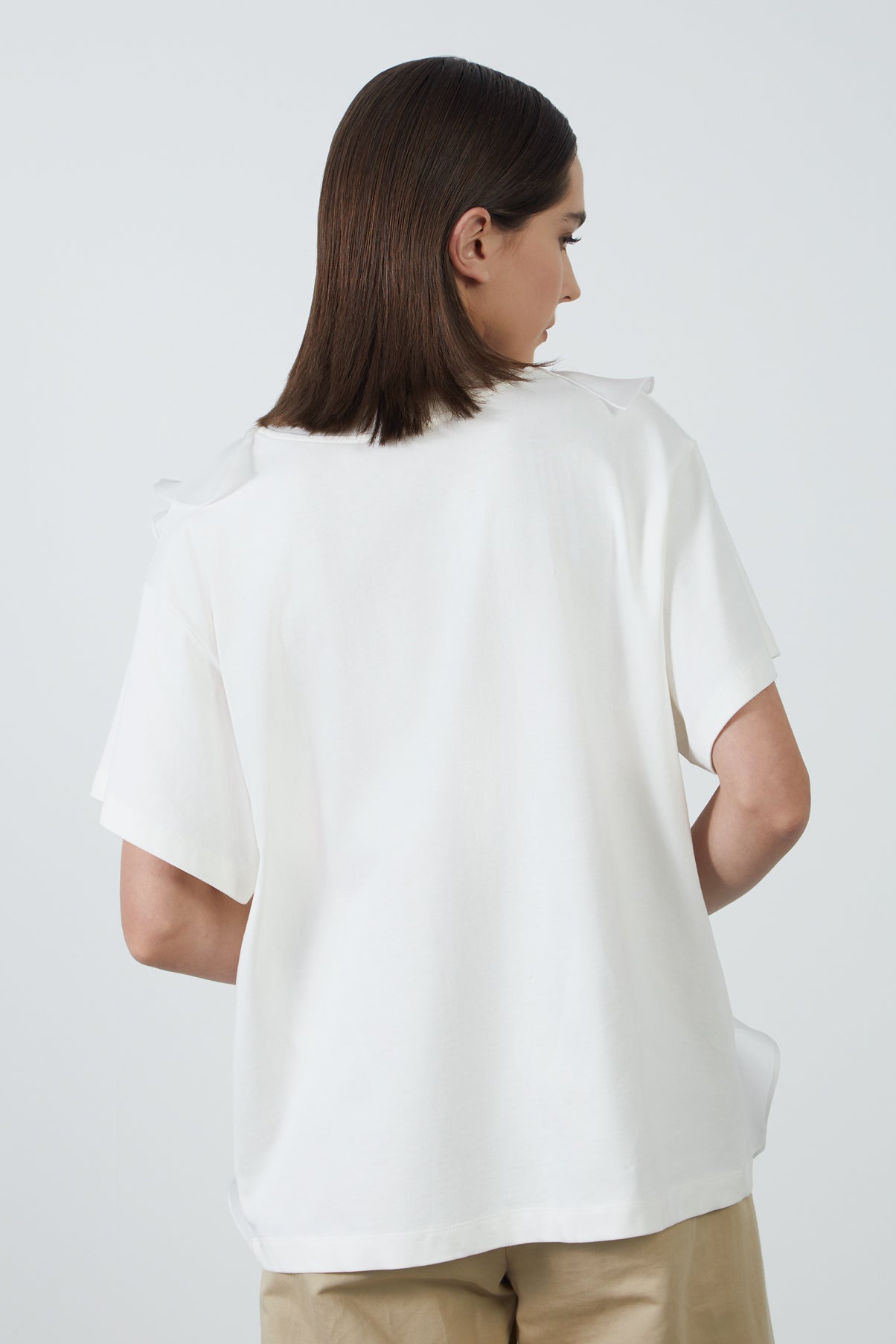 Önü Baskılı Basic T-shirt