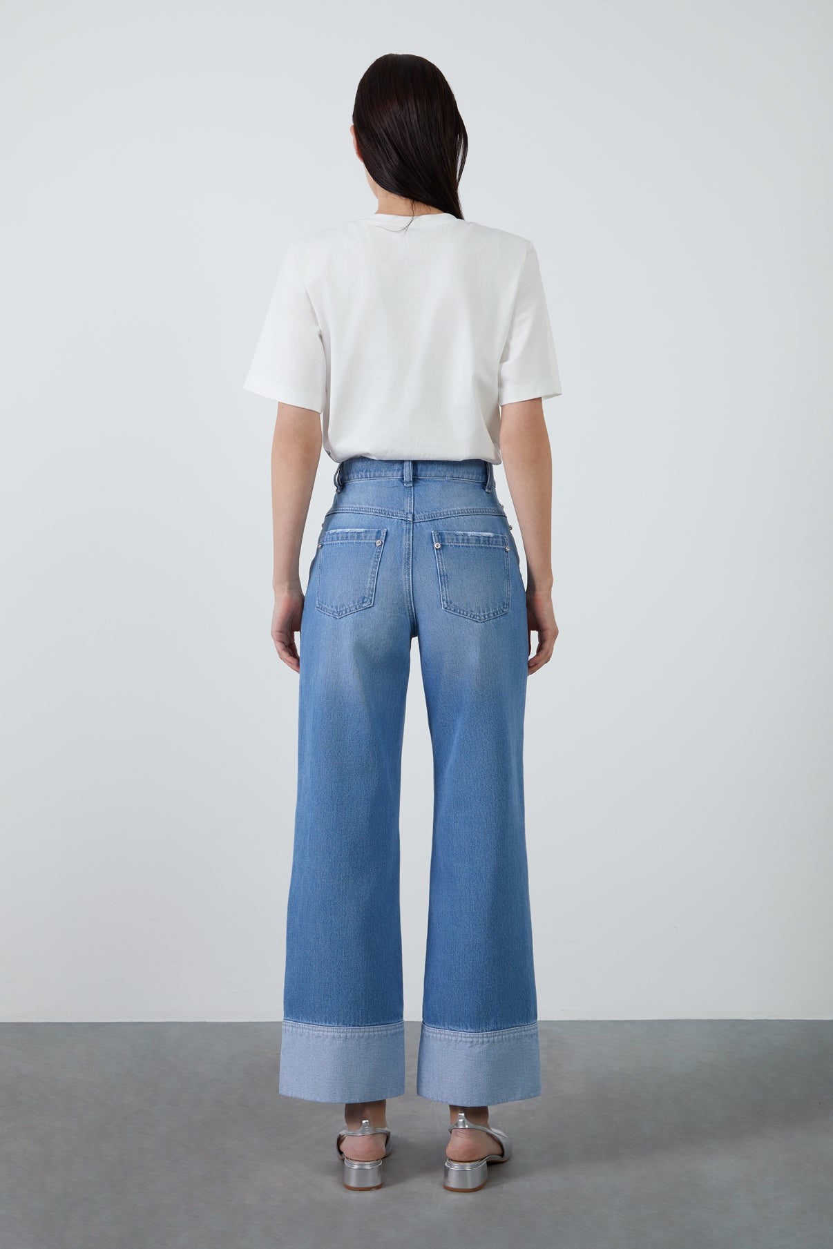 Duble Paçalı Jean Pantolon
