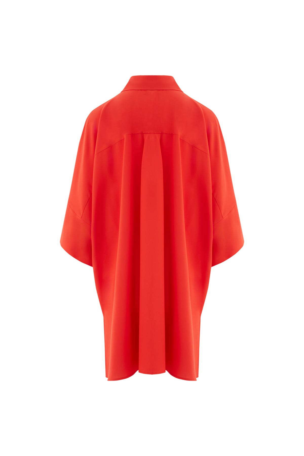 Önü Metal Düğmeli Duble Truvakar Kollu Yanları Yırtmaçlı Mini Elbise