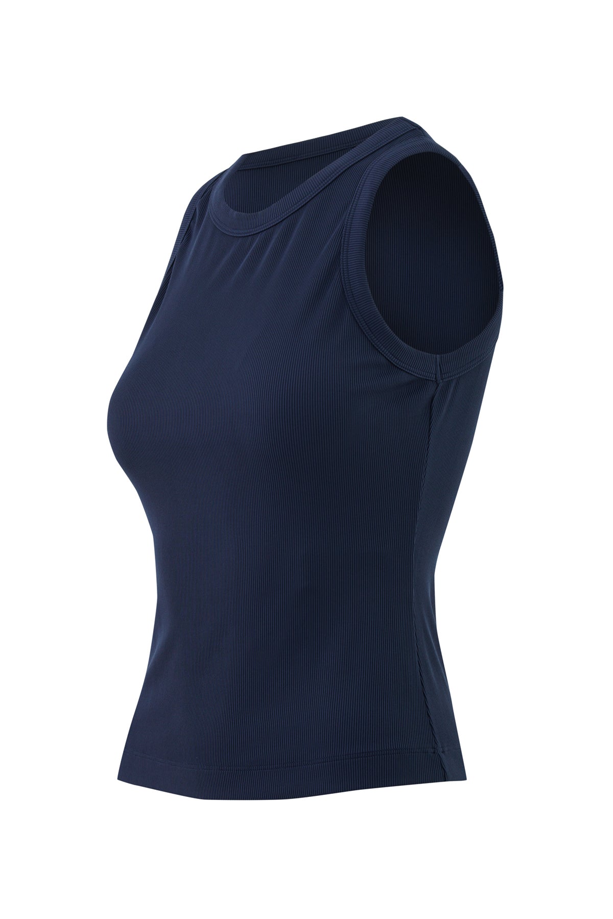 Arkası Etiket Detaylı Halter Yaka Bluz