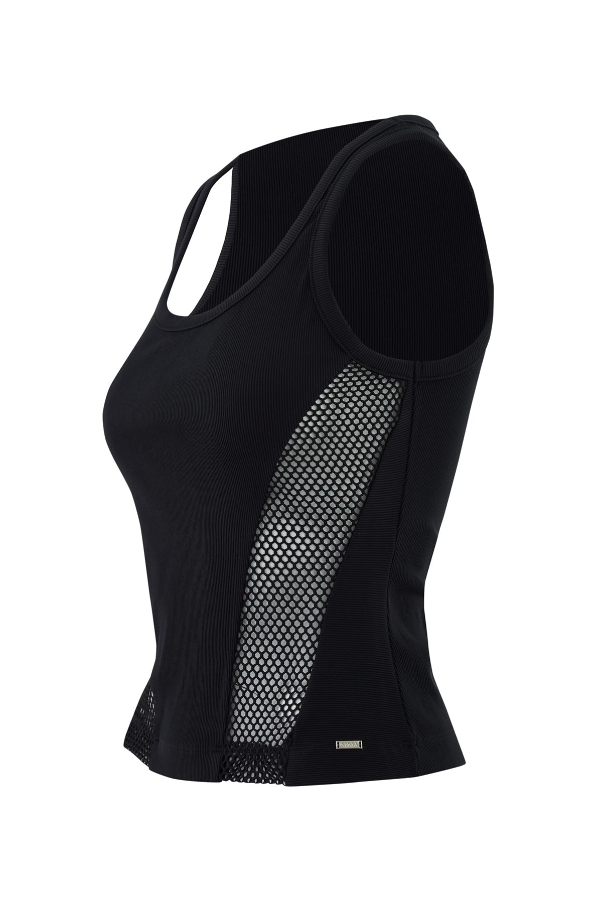 File Detaylı Askılı Bluz