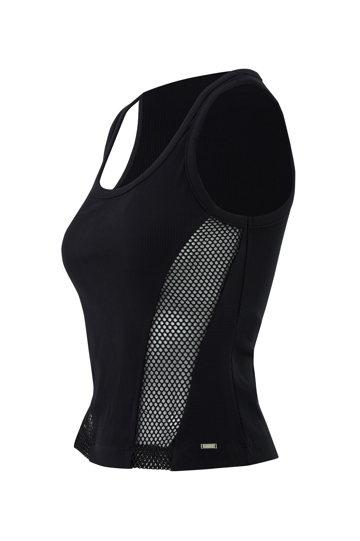 File Detaylı Askılı Bluz