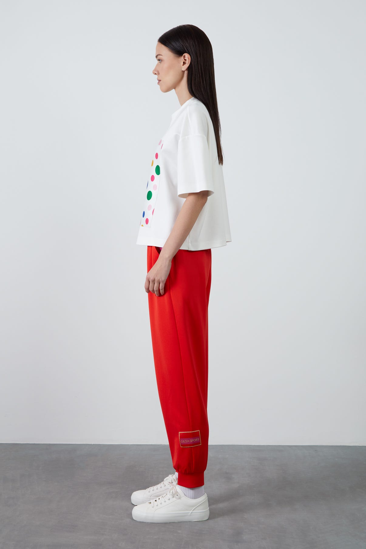 Ön Beden Baskılı Kısa Kollu T-shirt