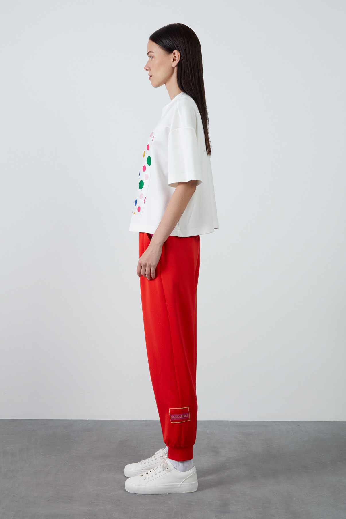 Ön Beden Baskılı Kısa Kollu T-shirt