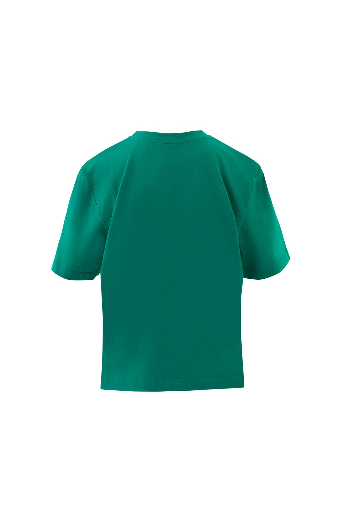 Bisiklet Yaka Kuş Gözü Detaylı Kısa Kollu Koyu T-Shirt