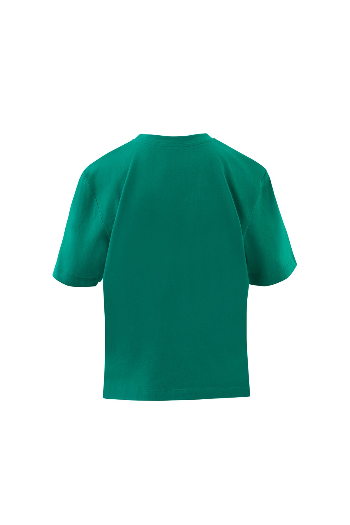 Bisiklet Yaka Kuş Gözü Detaylı Kısa Kollu Koyu T-Shirt