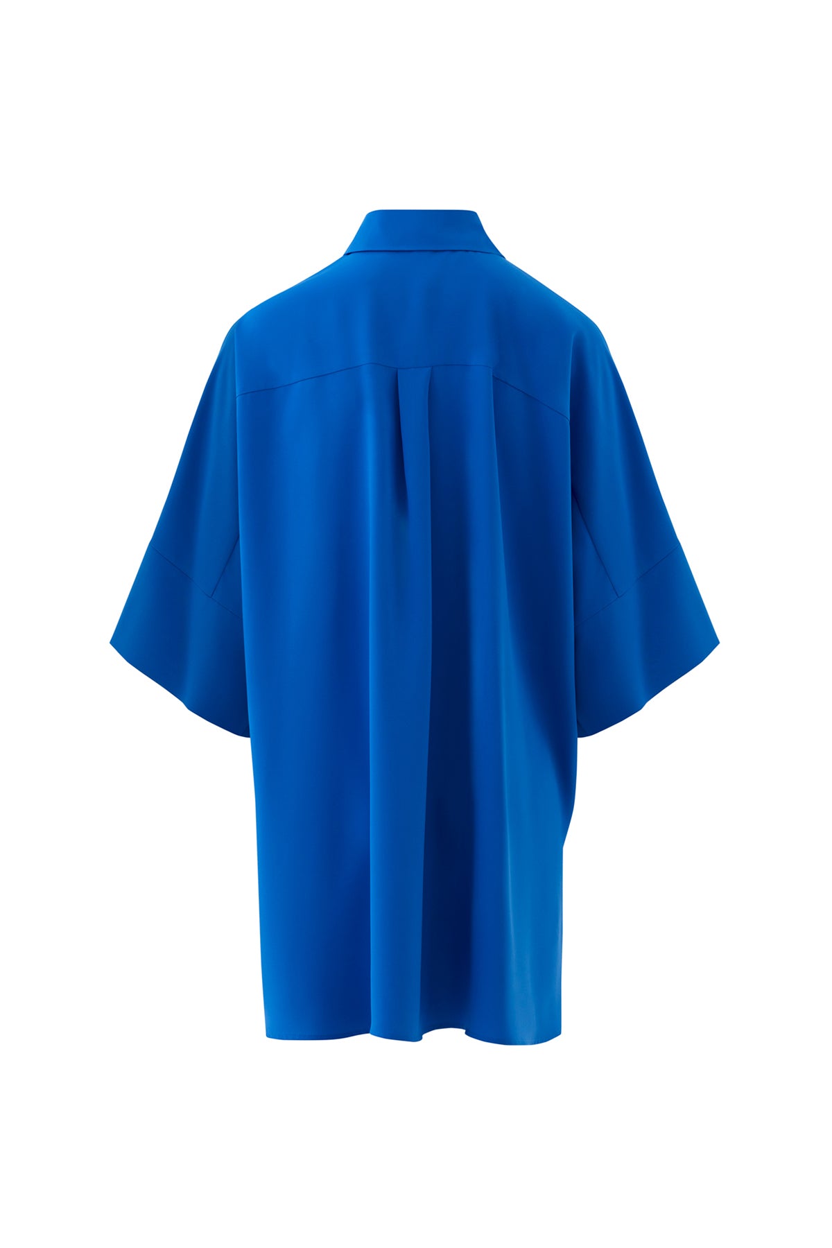 Önü Metal Düğmeli Duble Truvakar Kollu Yanları Yırtmaçlı Mini Elbise