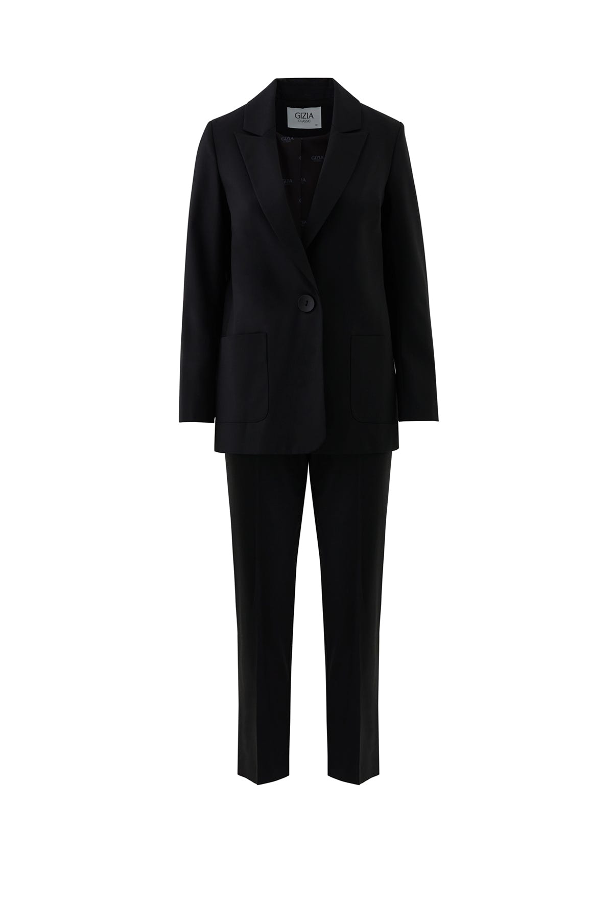 Mono Kapamalı Havuç Pantolonlu Takım