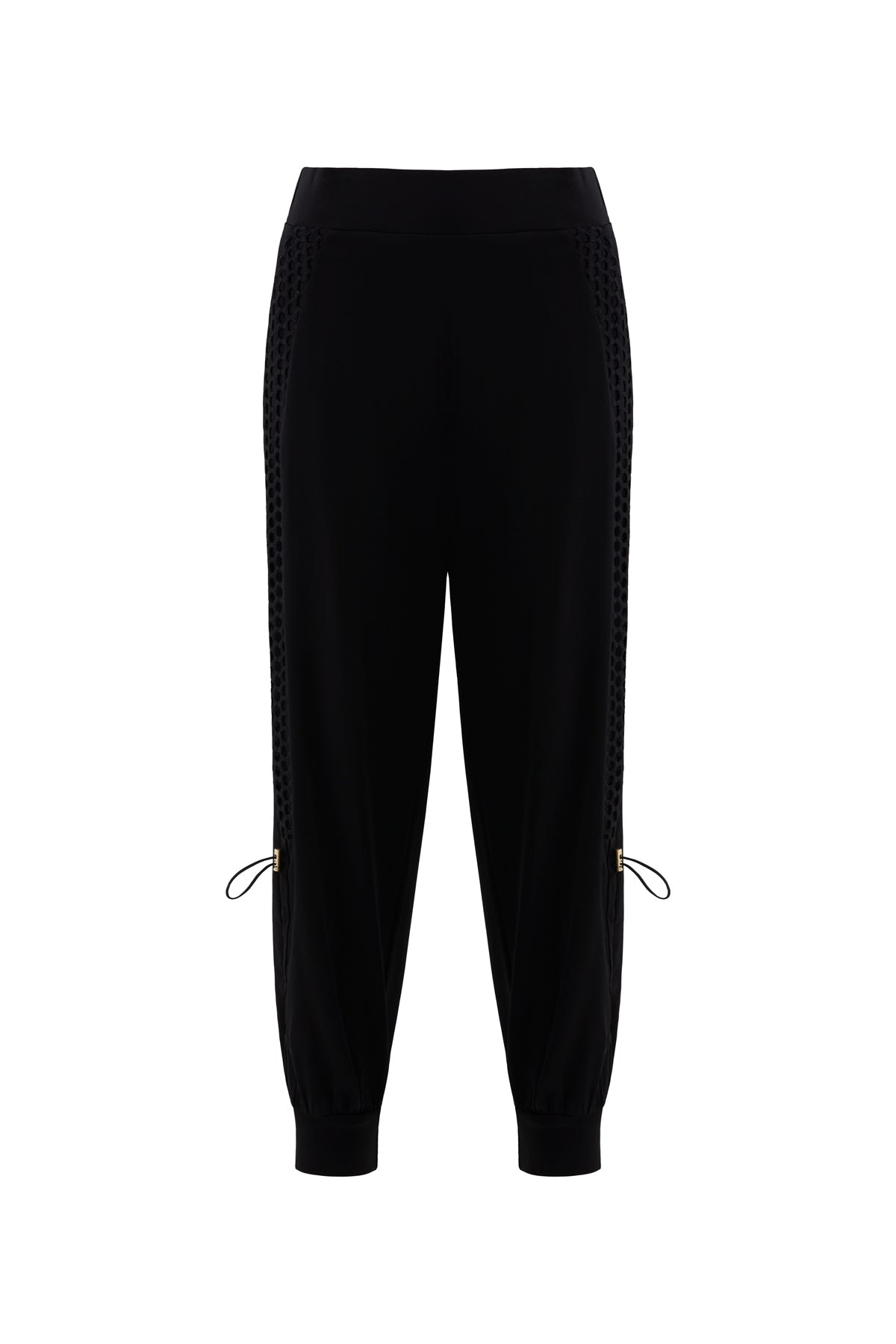 Yanları File Detaylı Paça Bantlı Eşofman Altı