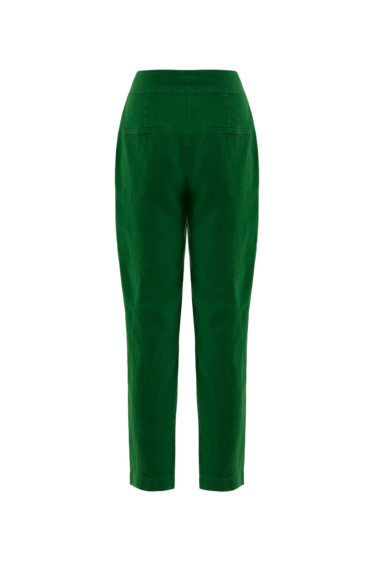 Cepli Keten Koyu Pantolon