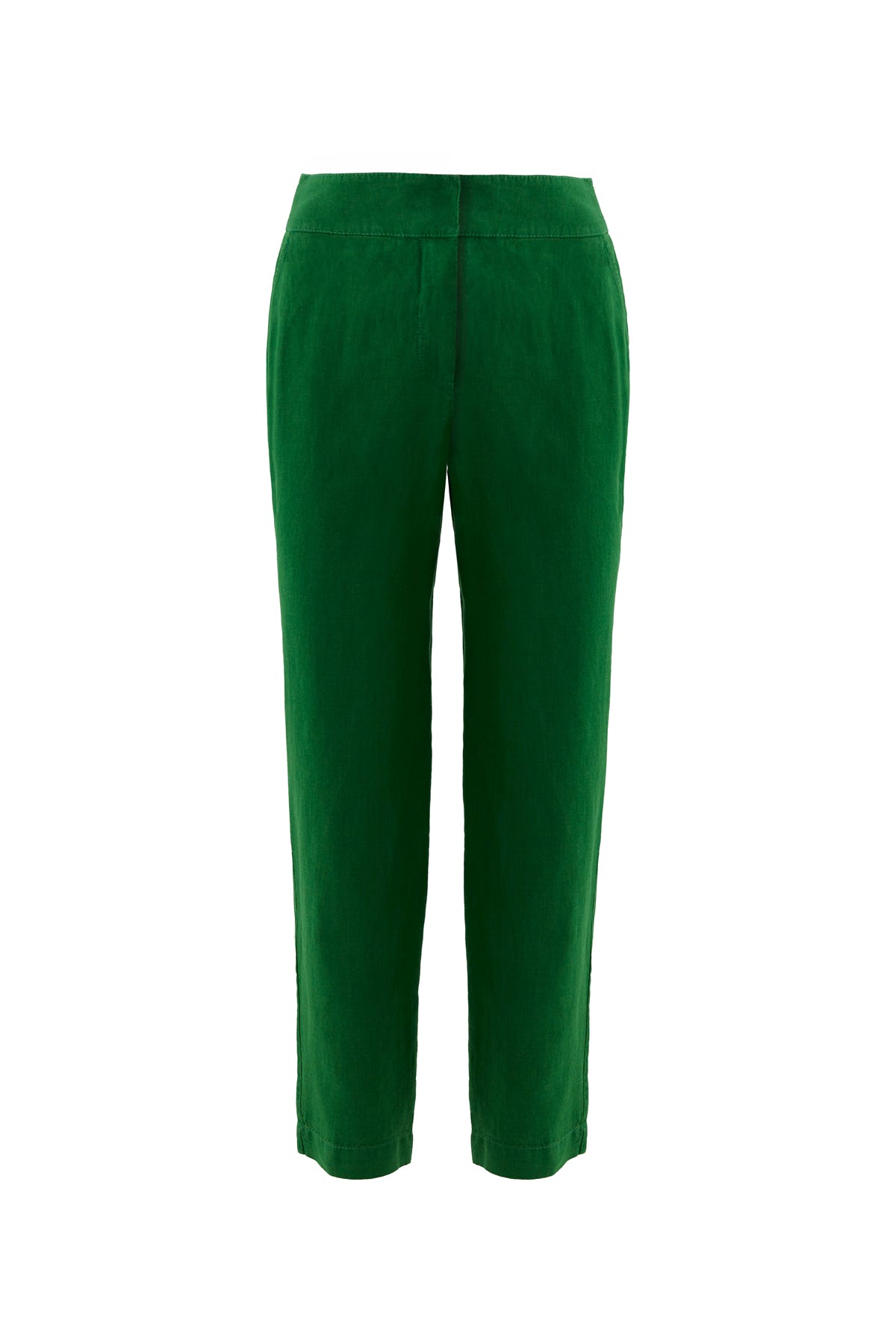 Cepli Keten Koyu Pantolon