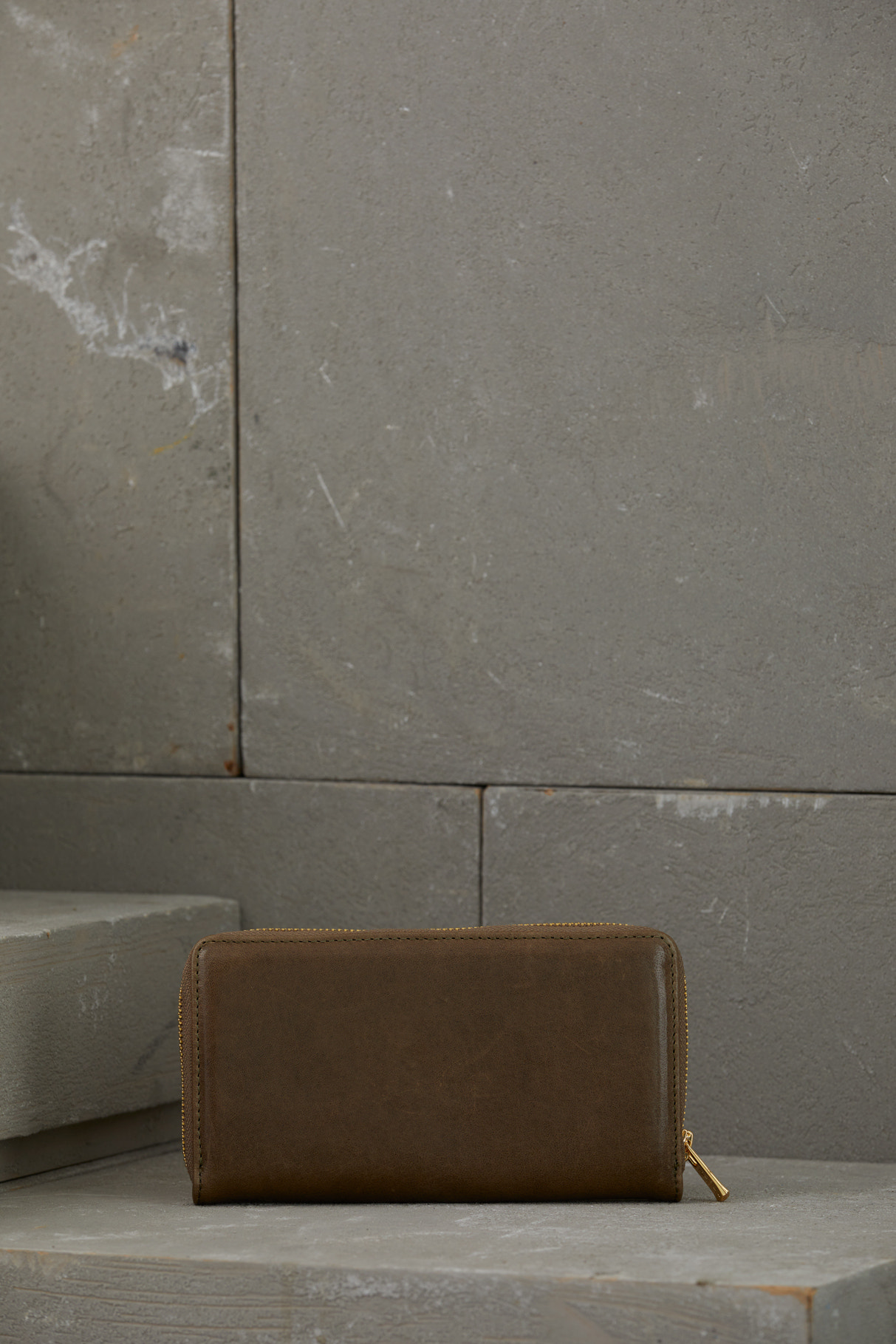 Fermuarlı Deri Cüzdan