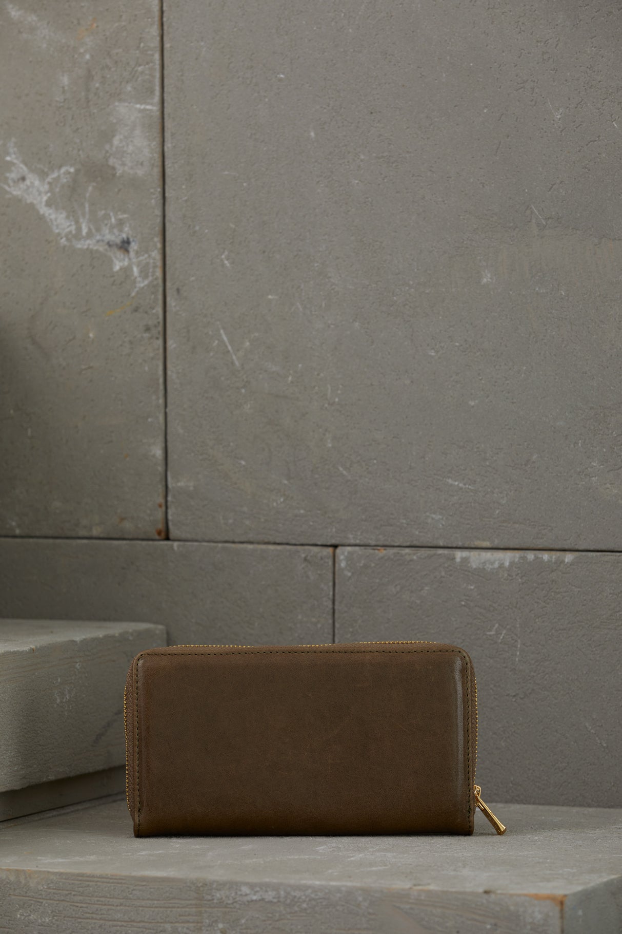 Fermuarlı Deri Cüzdan