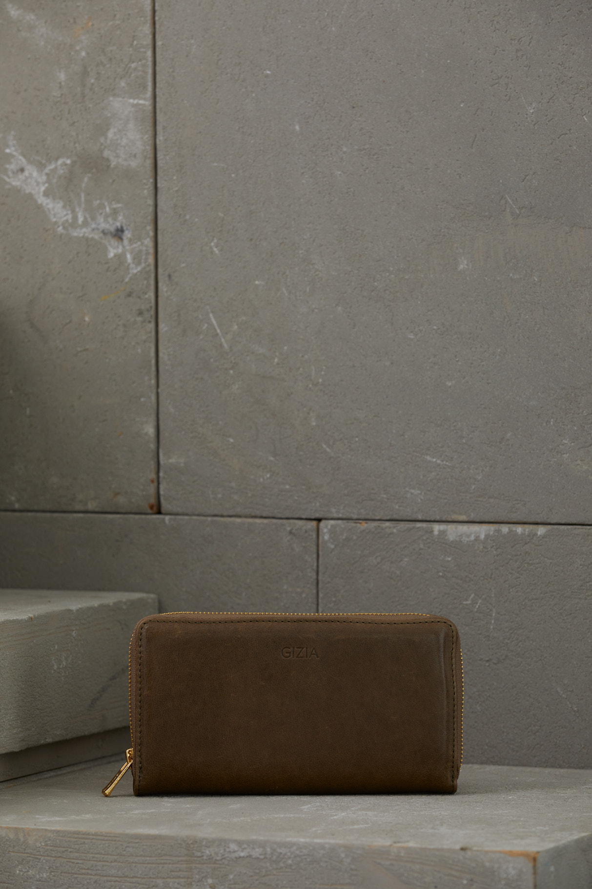 Fermuarlı Deri Cüzdan