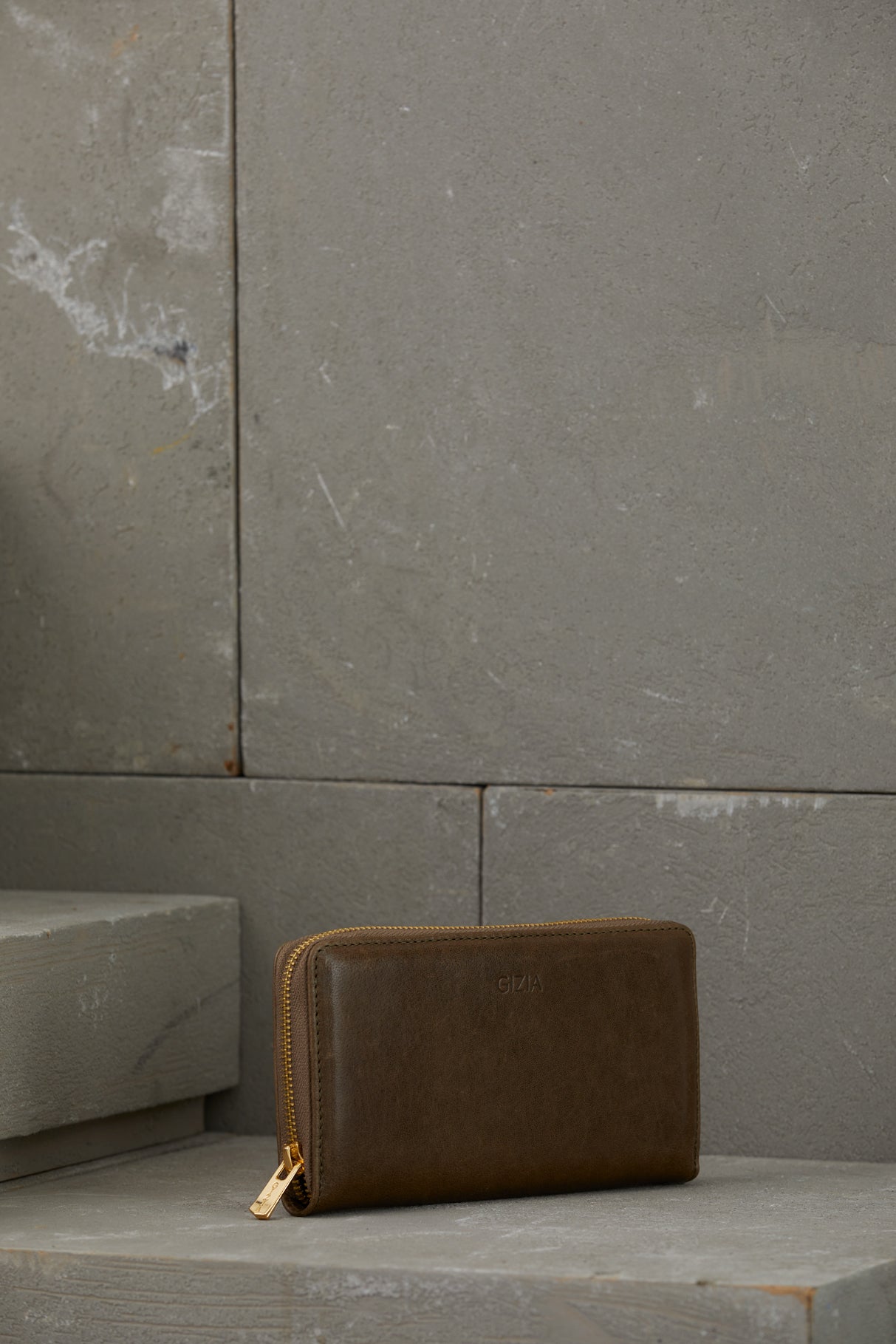 Fermuarlı Deri Cüzdan