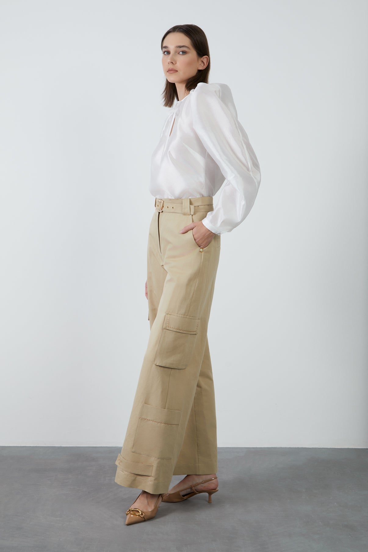 Cep Detaylı Pantolon