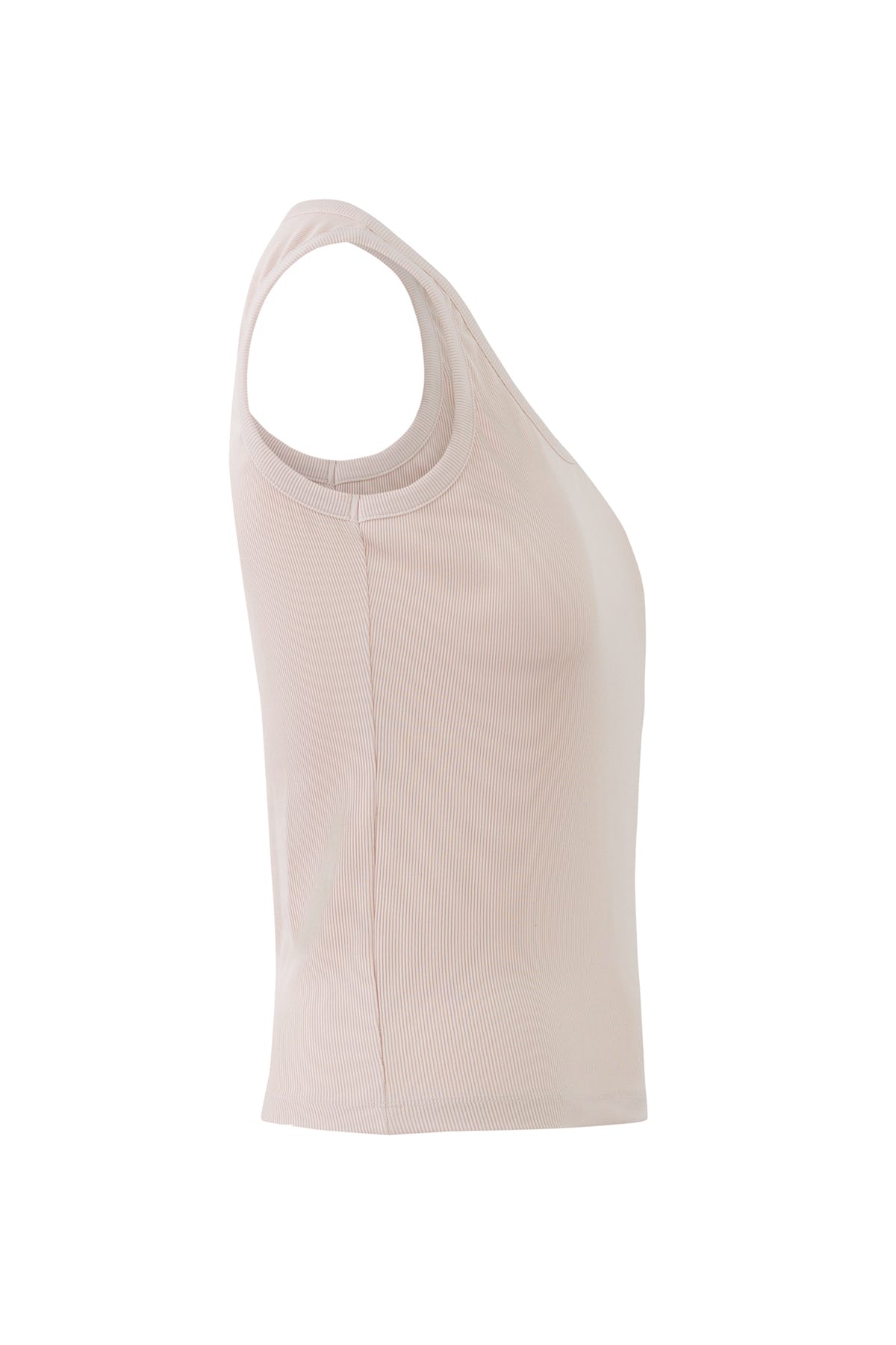 Sıfır Kollu Basıc Pudra Bluz