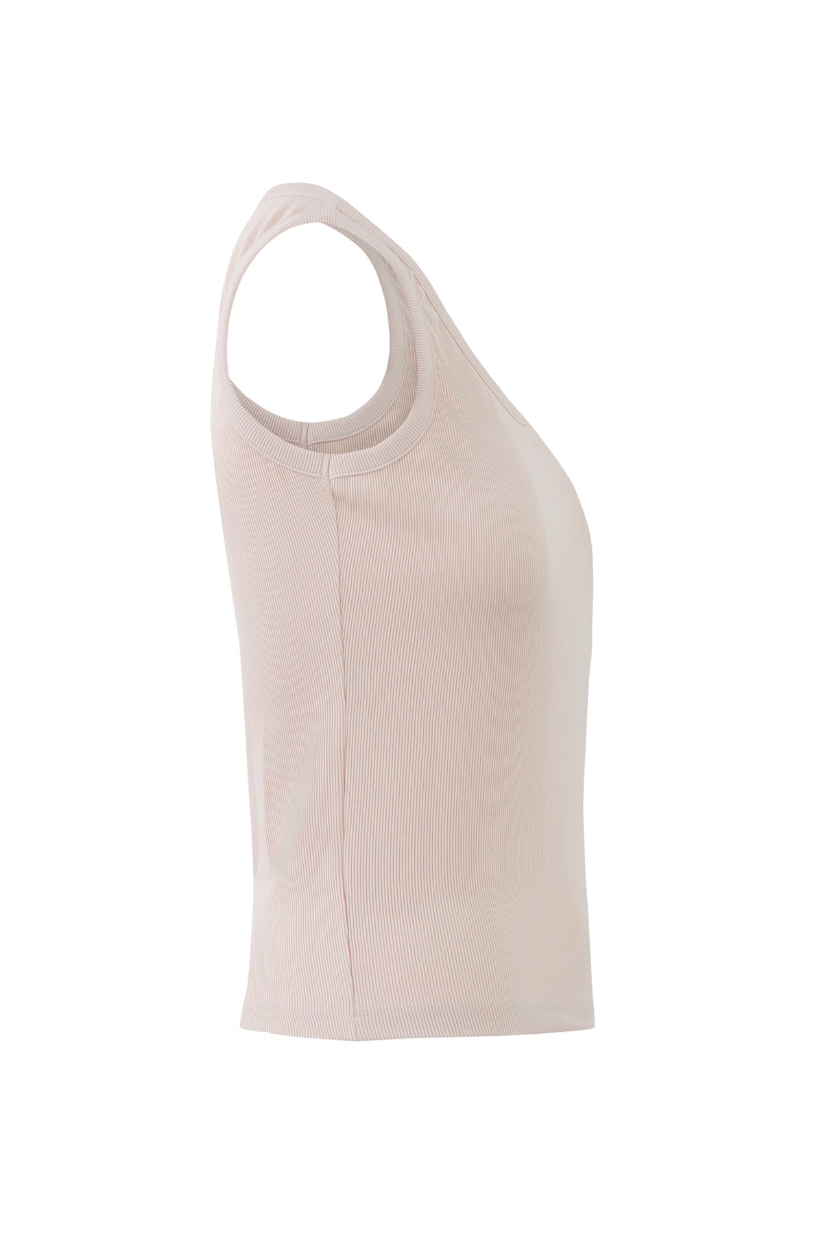 Sıfır Kollu Basıc Pudra Bluz