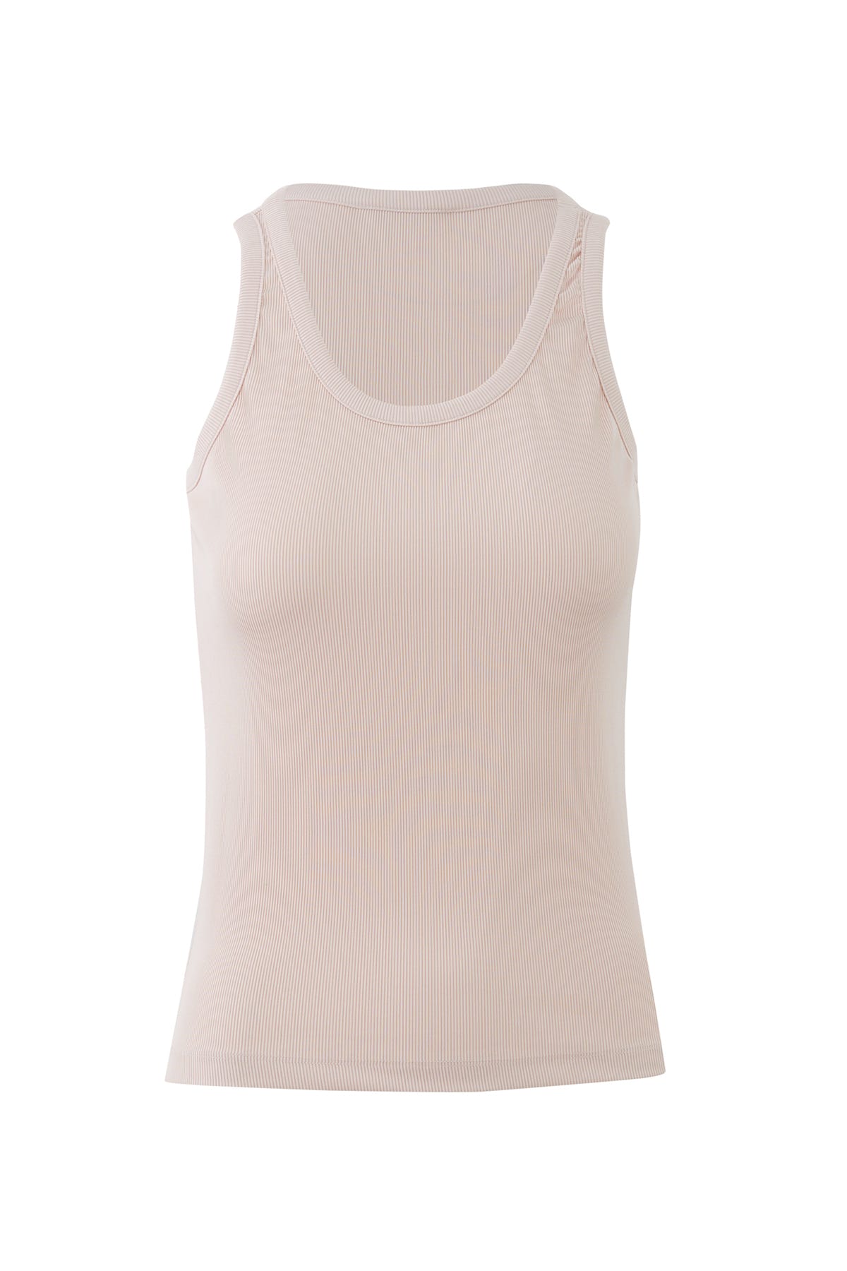 Sıfır Kollu Basıc Pudra Bluz