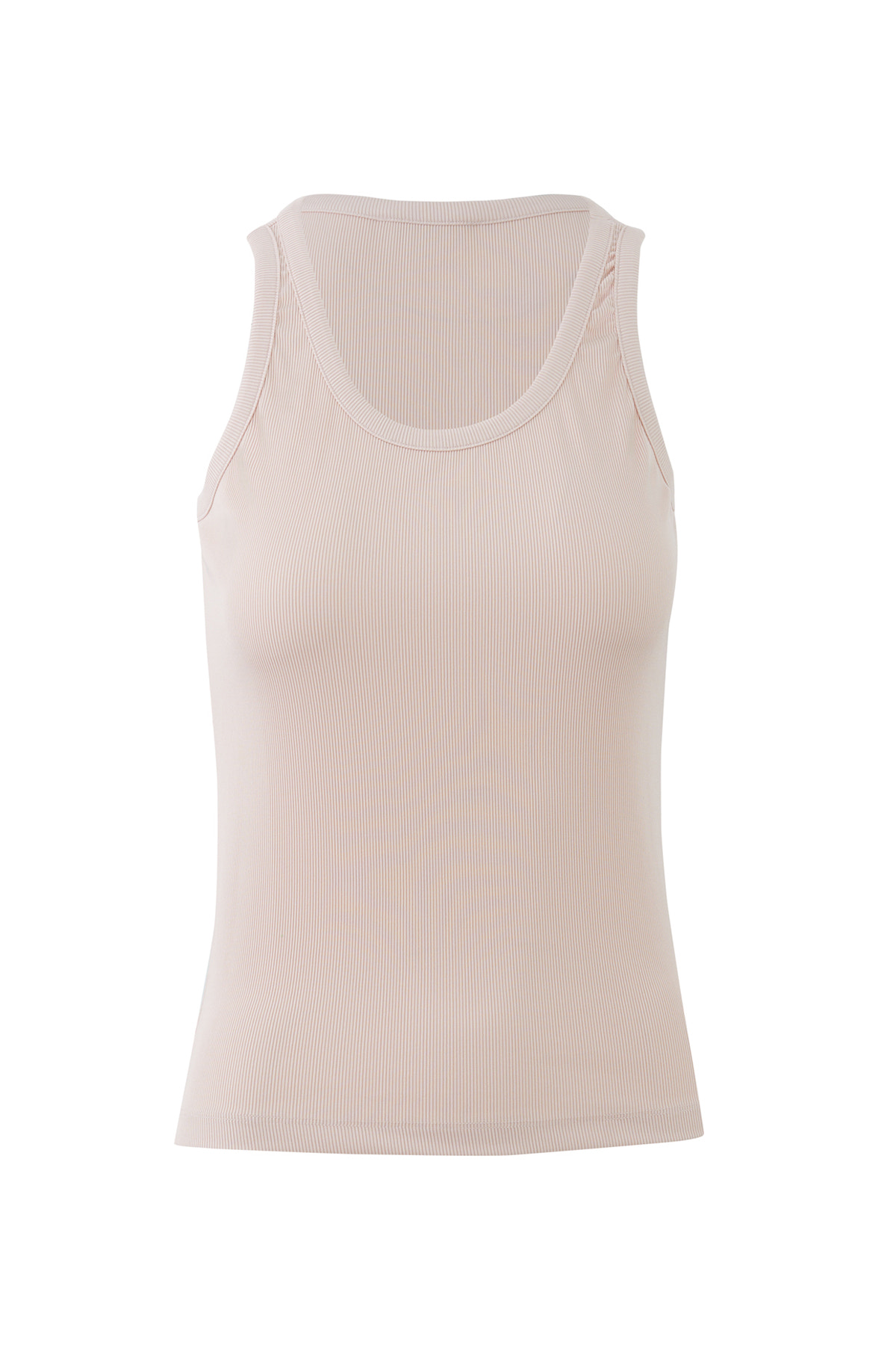 Sıfır Kollu Basıc Pudra Bluz