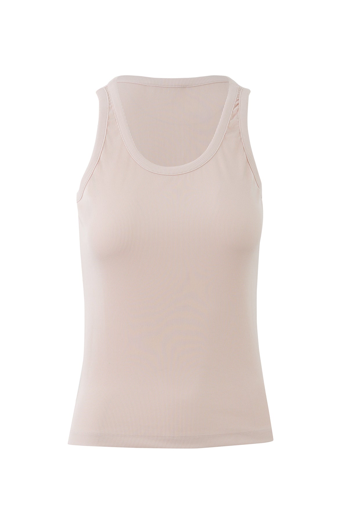 Sıfır Kollu Basıc Pudra Bluz