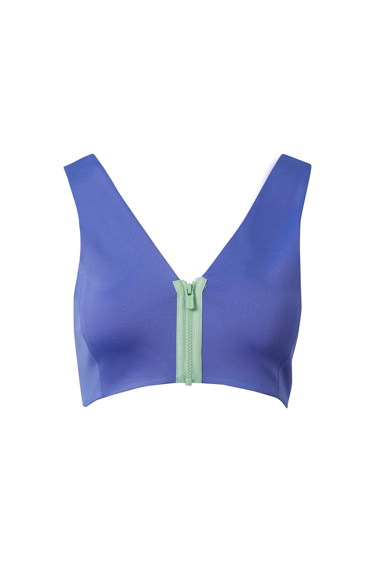 Fermuar Detaylı Crop Top