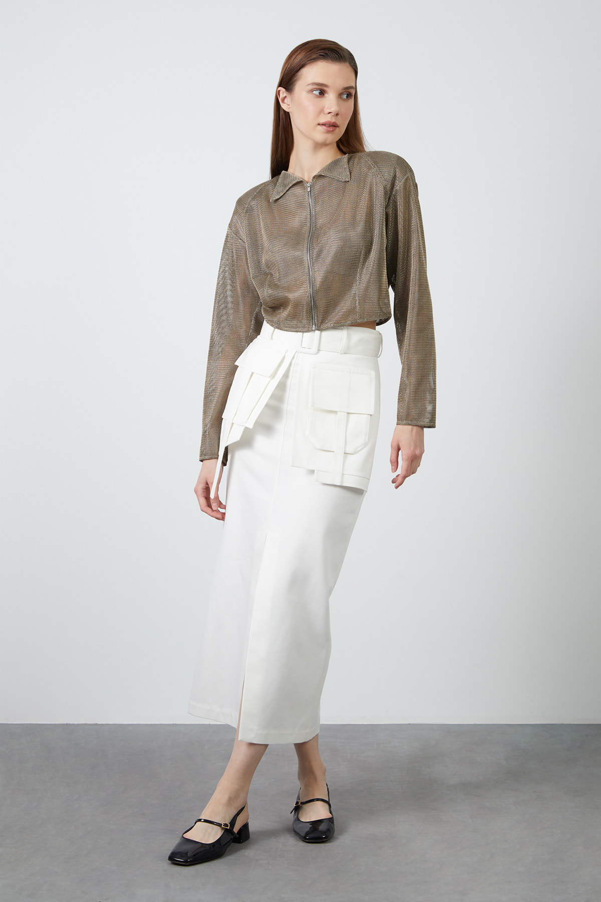 File Crop Üst Ve Ceket