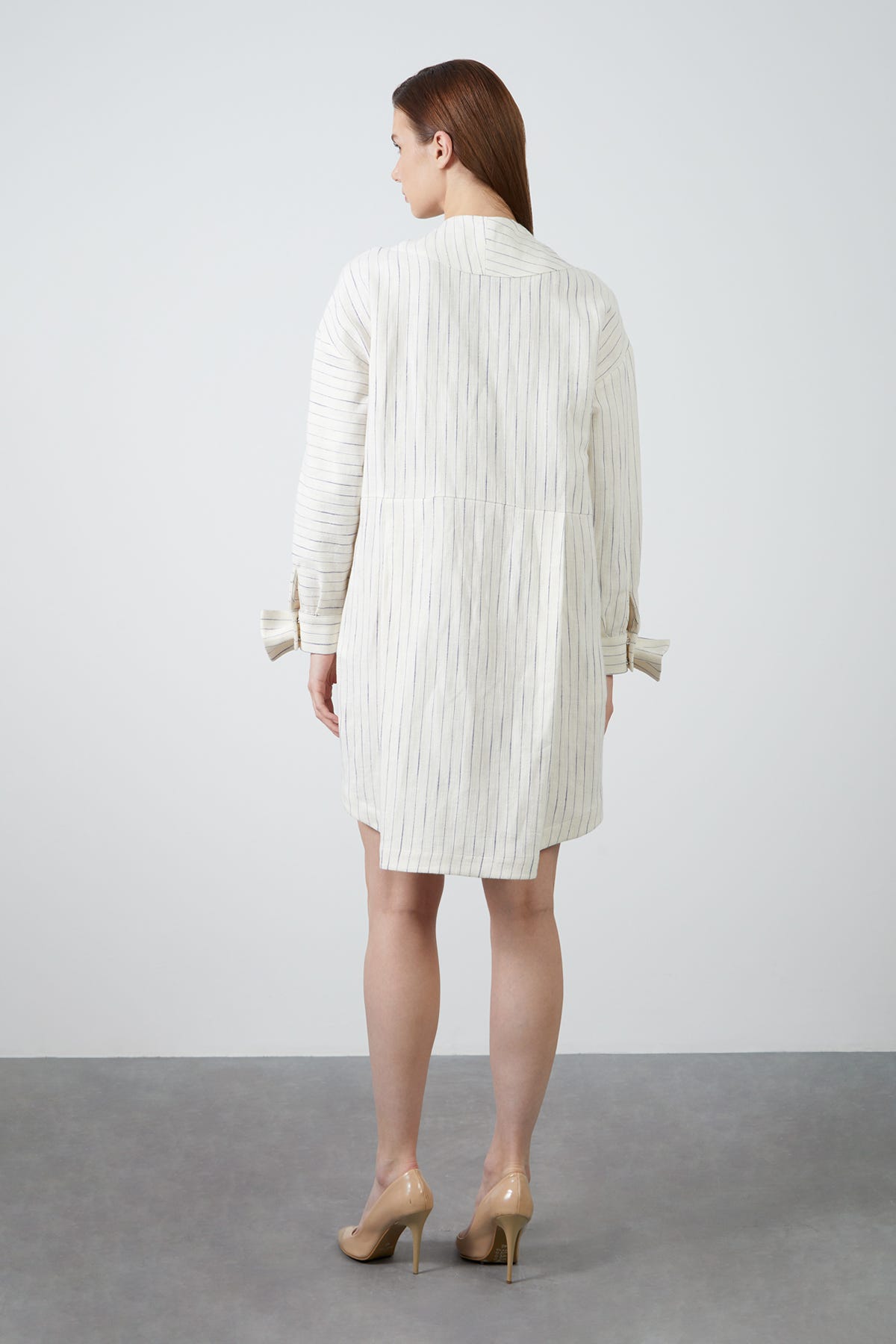 Fiyonk Detaylı Mini Elbise