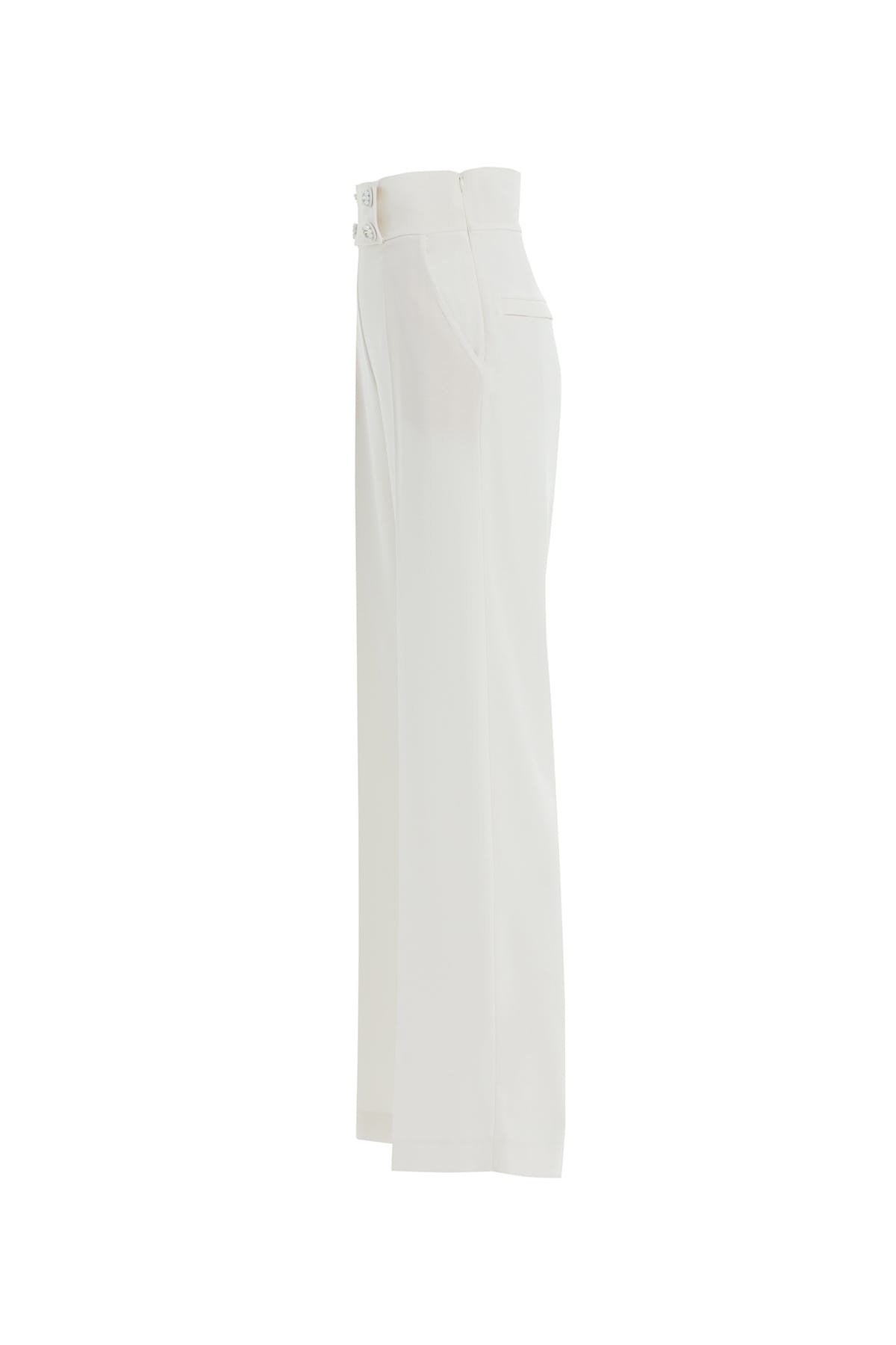 Düğme Detaylı İşlemeli Pantolon