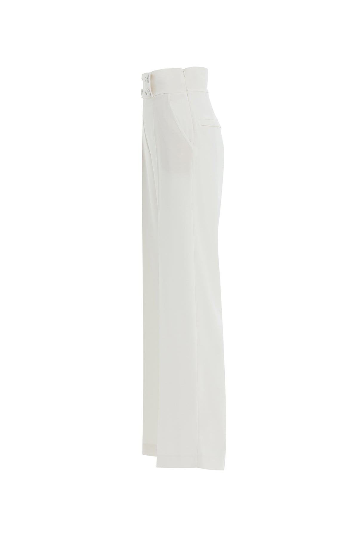 Düğme Detaylı İşlemeli Pantolon