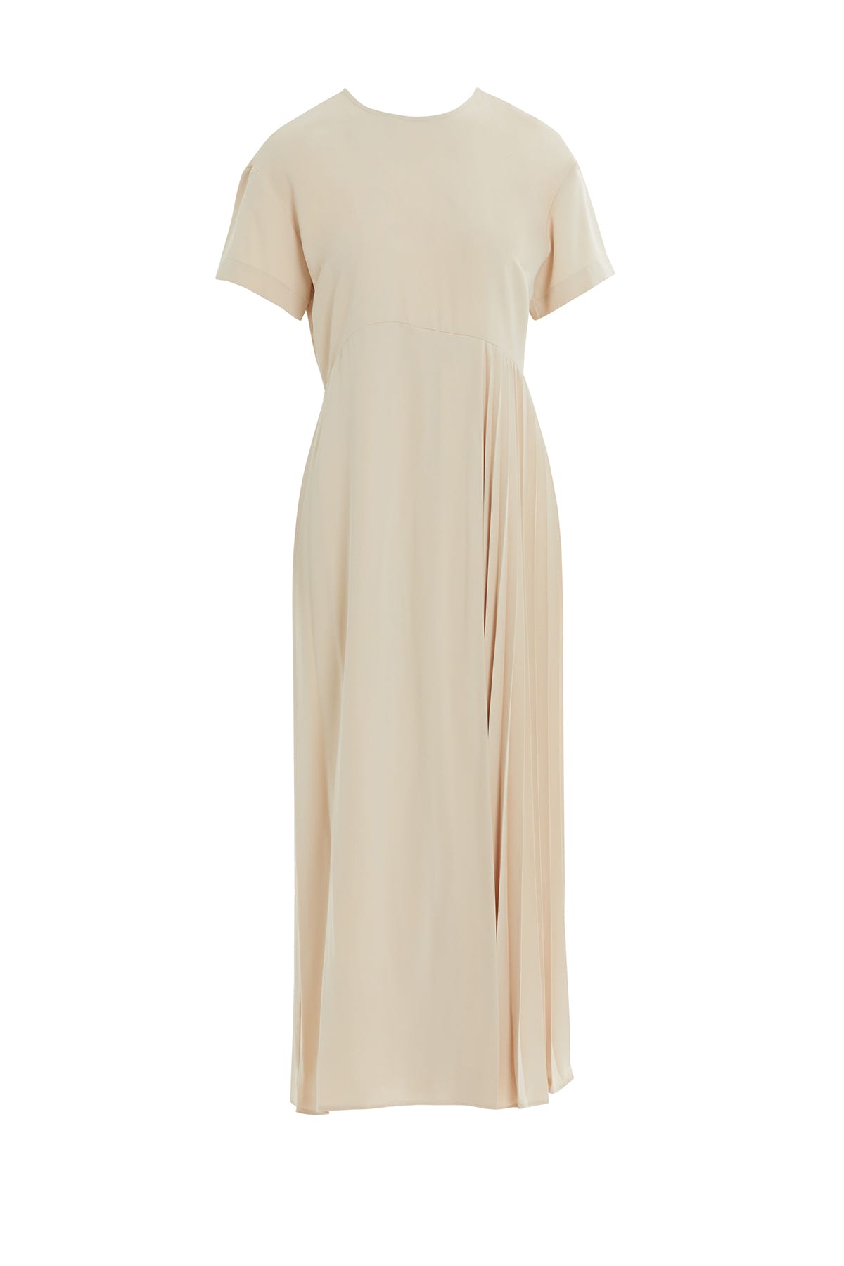 Yandan Piliseli, Arkadan Bağlama Detaylı  Yırtmaçlı Maxi Elbise