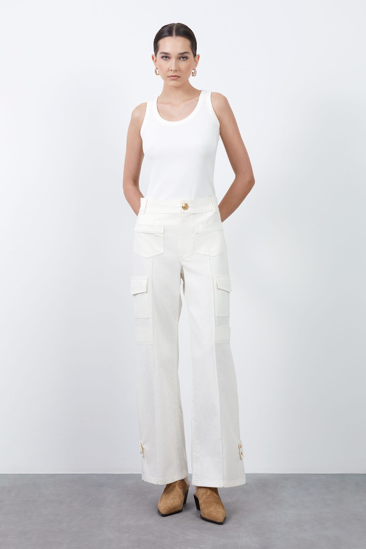 Cep Detaylı Jean Pantolon