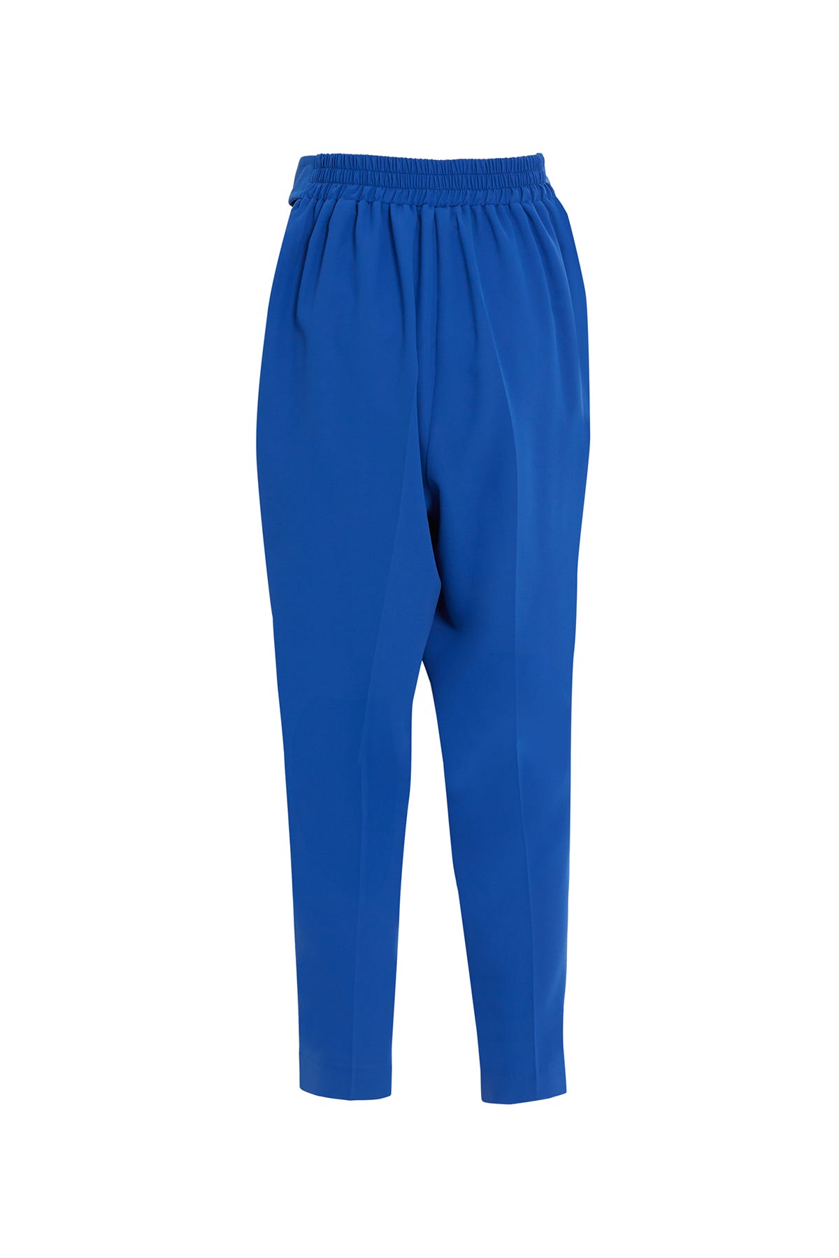 Kemerde Bağlama Detaylı Ön Pili Katlamalı Pantolon