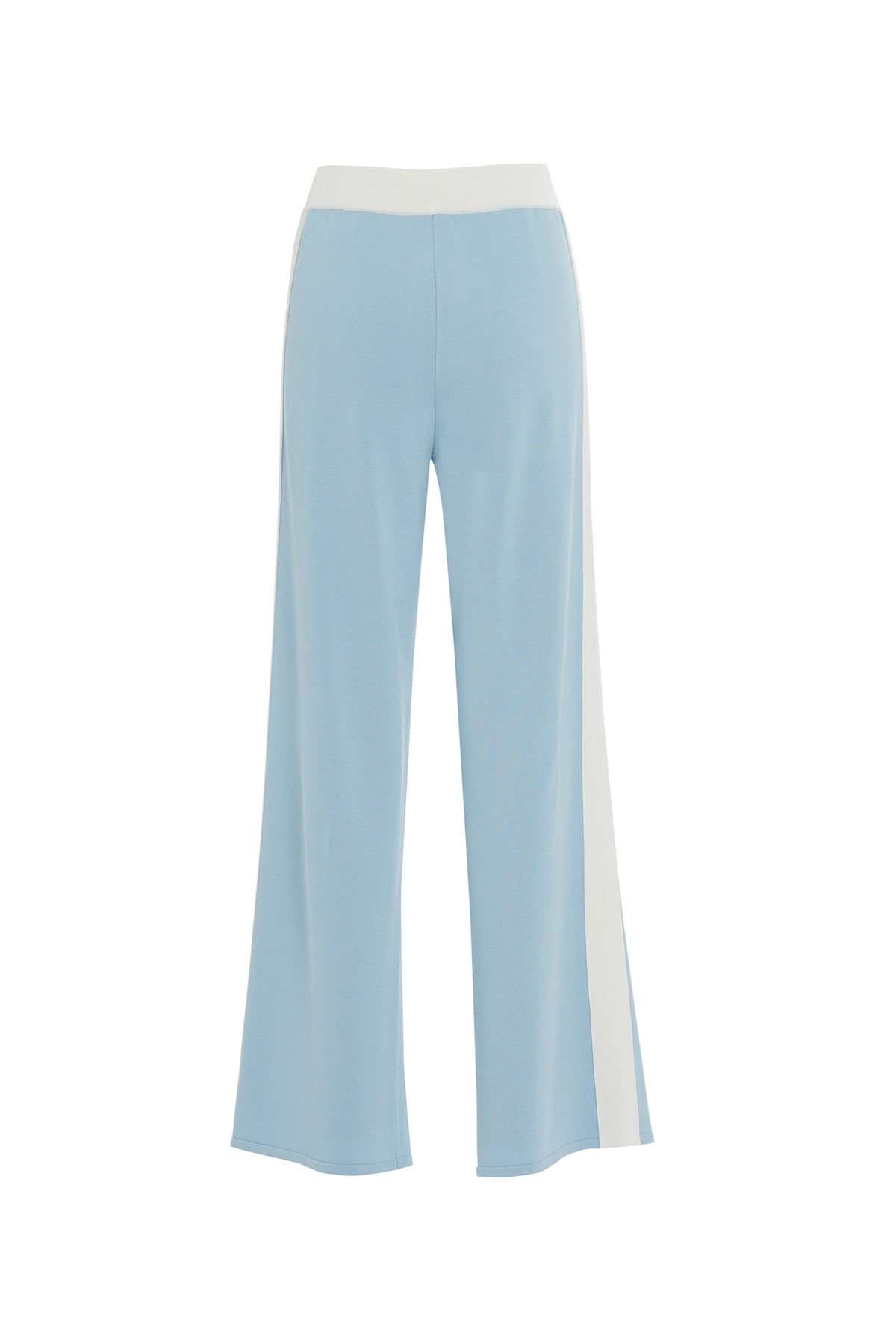 Garnili Beli Lastikli Triko Pantolon