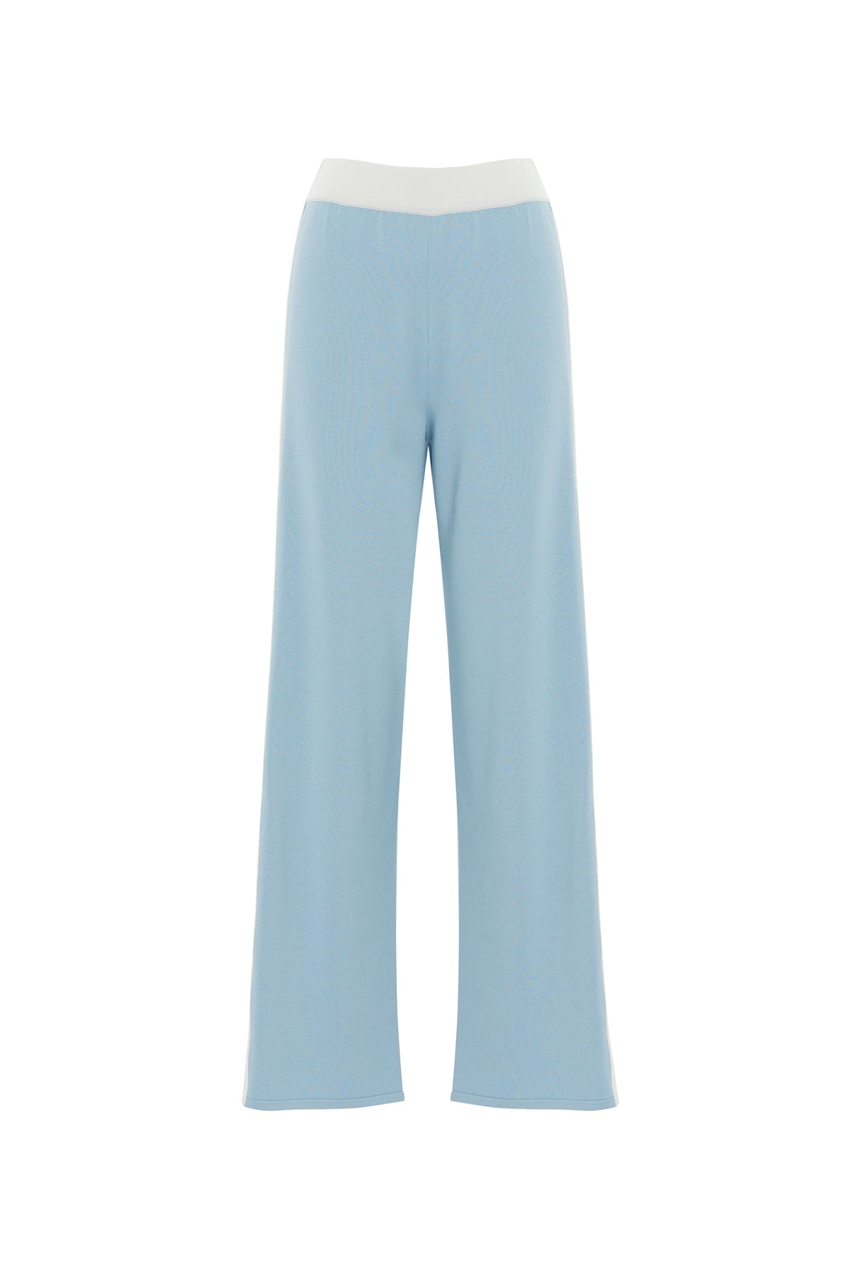 Garnili Beli Lastikli Triko Pantolon