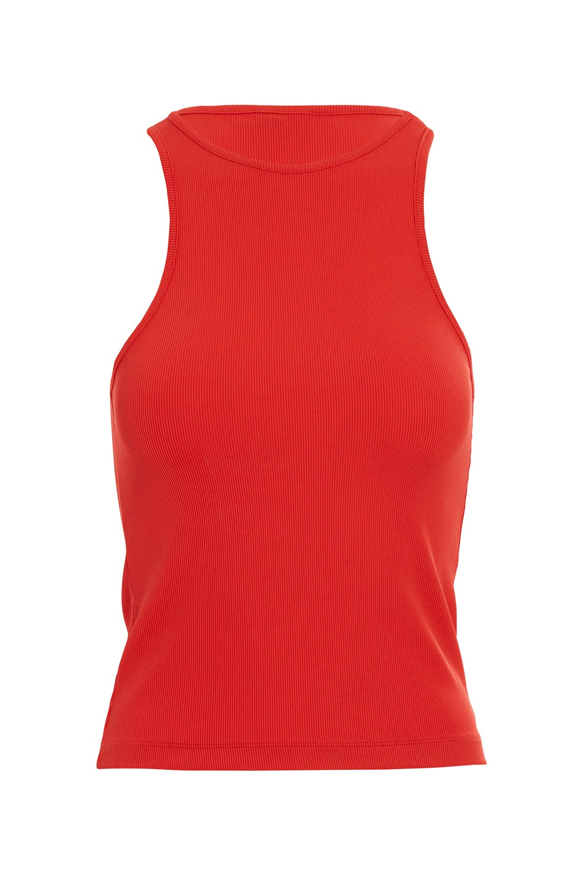 Halter Yakalı Basıc Kolsuz Bluz