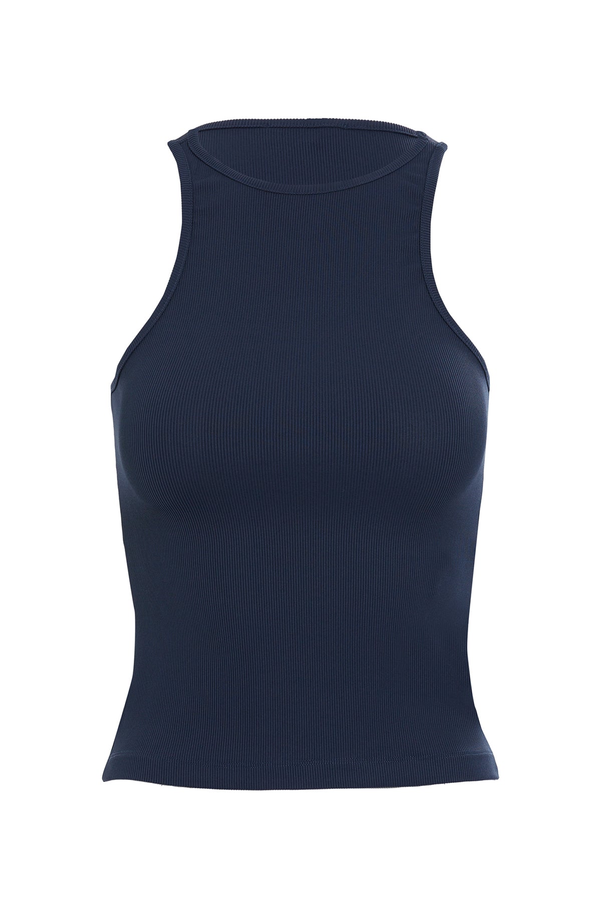 Halter Yakalı Basıc Kolsuz Bluz