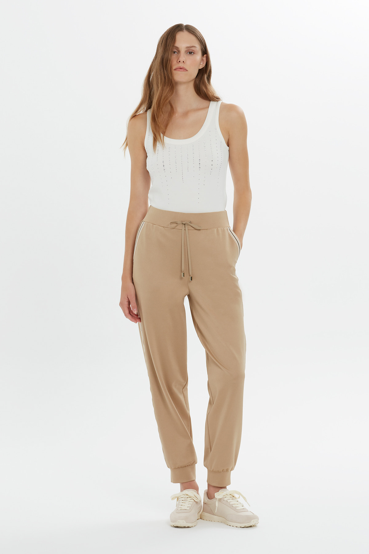 Bağlamalı Paçaları Lastikli Eşofman Altı