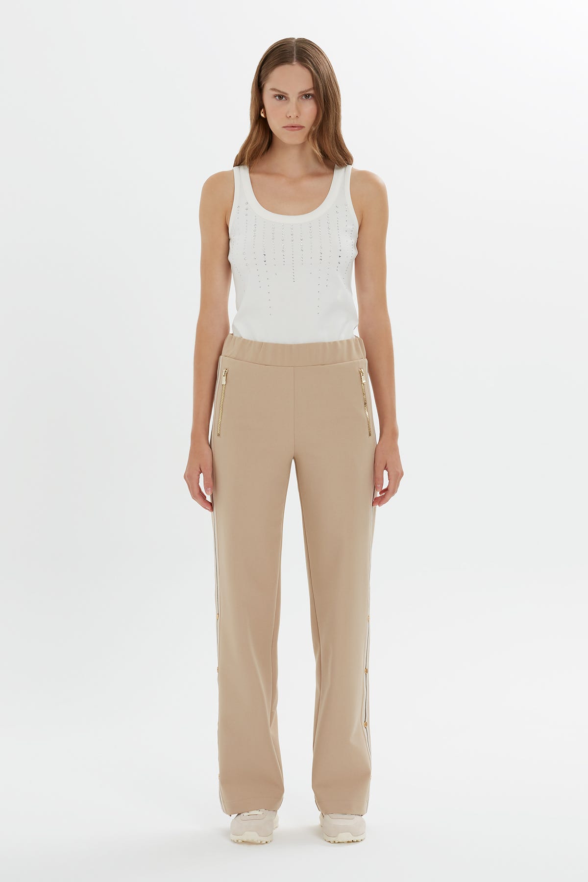 Cep Detaylı Beli Lastikli Eşofman Altı