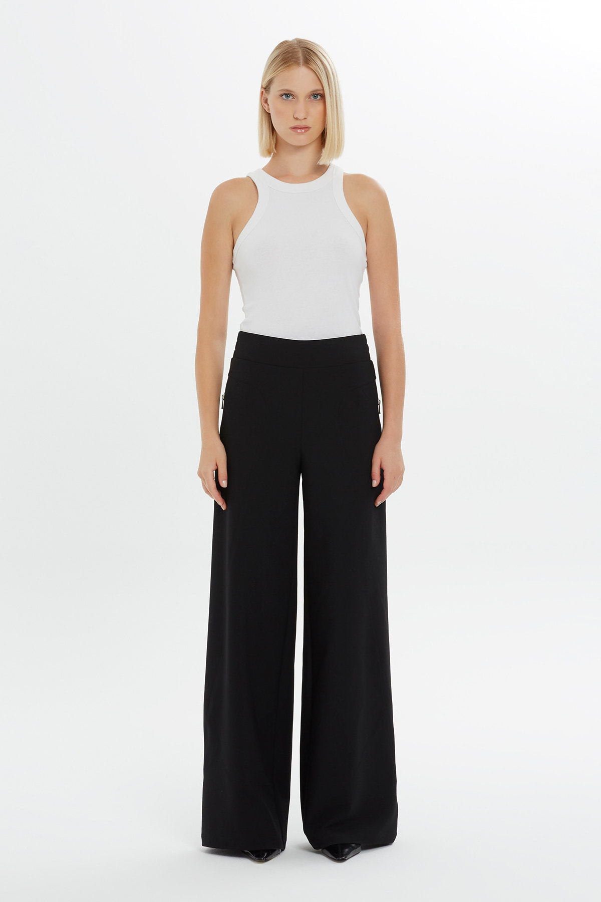 Yüksel Bel Boru Paça Eşofman Altı