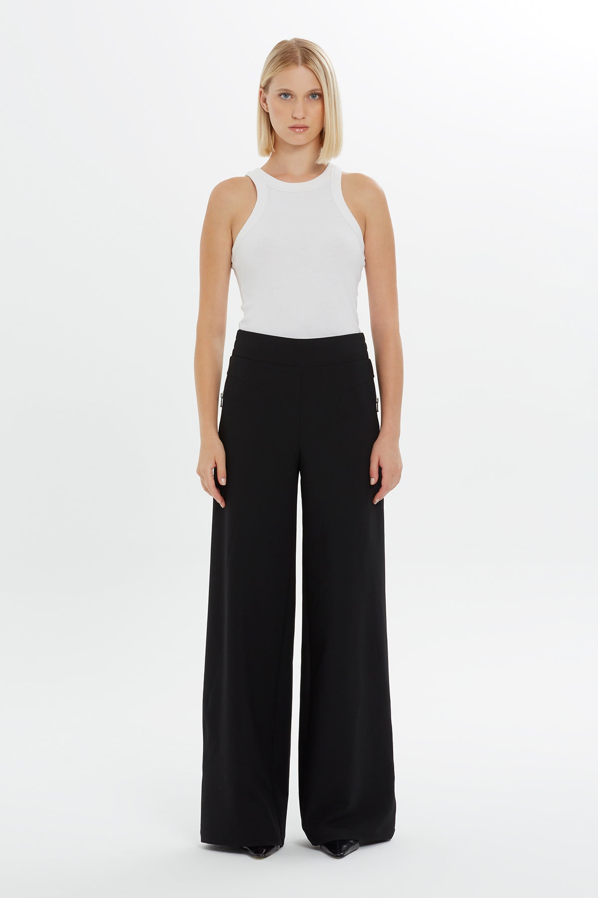 Yüksel Bel Boru Paça Eşofman Altı