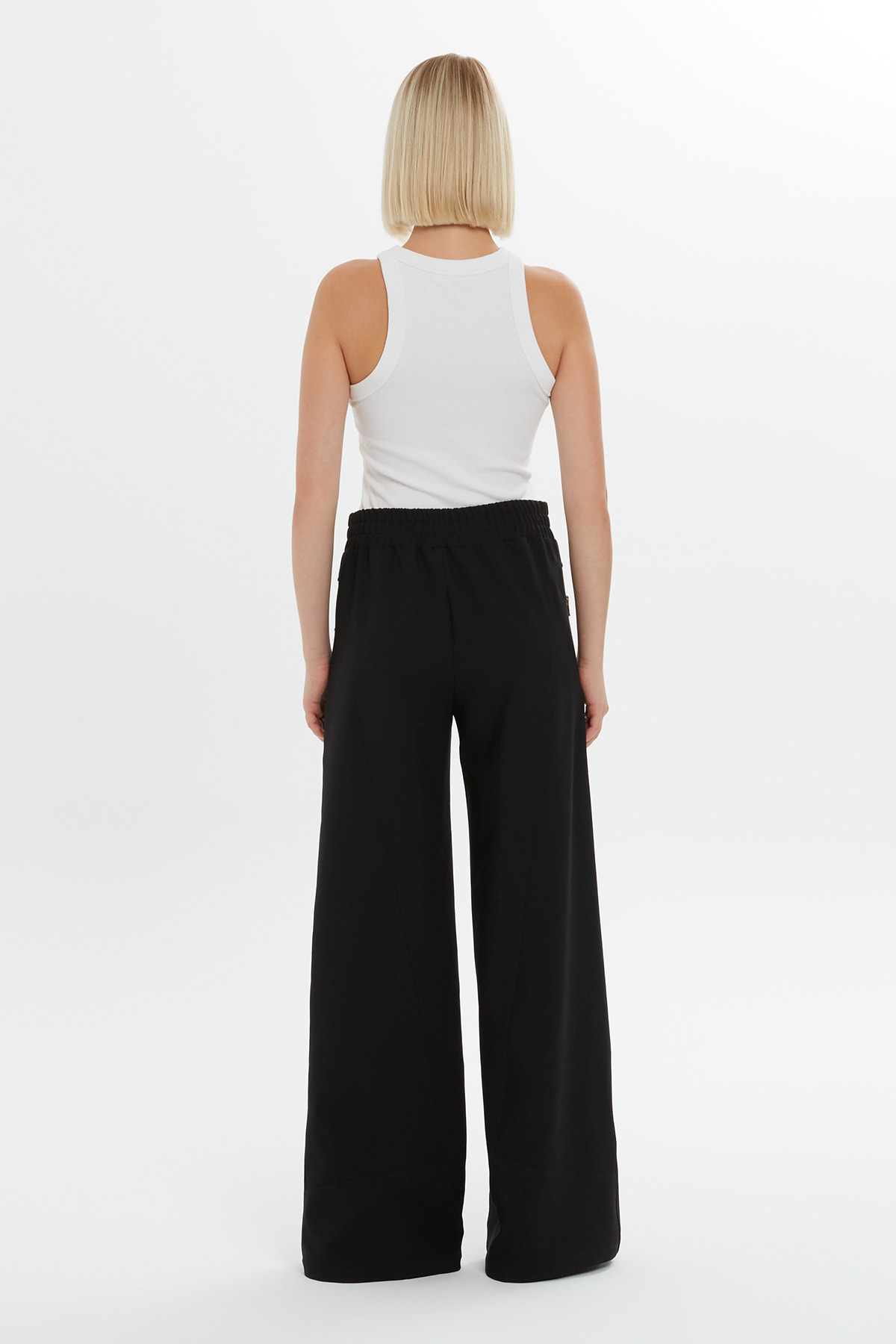 Yüksel Bel Boru Paça Eşofman Altı