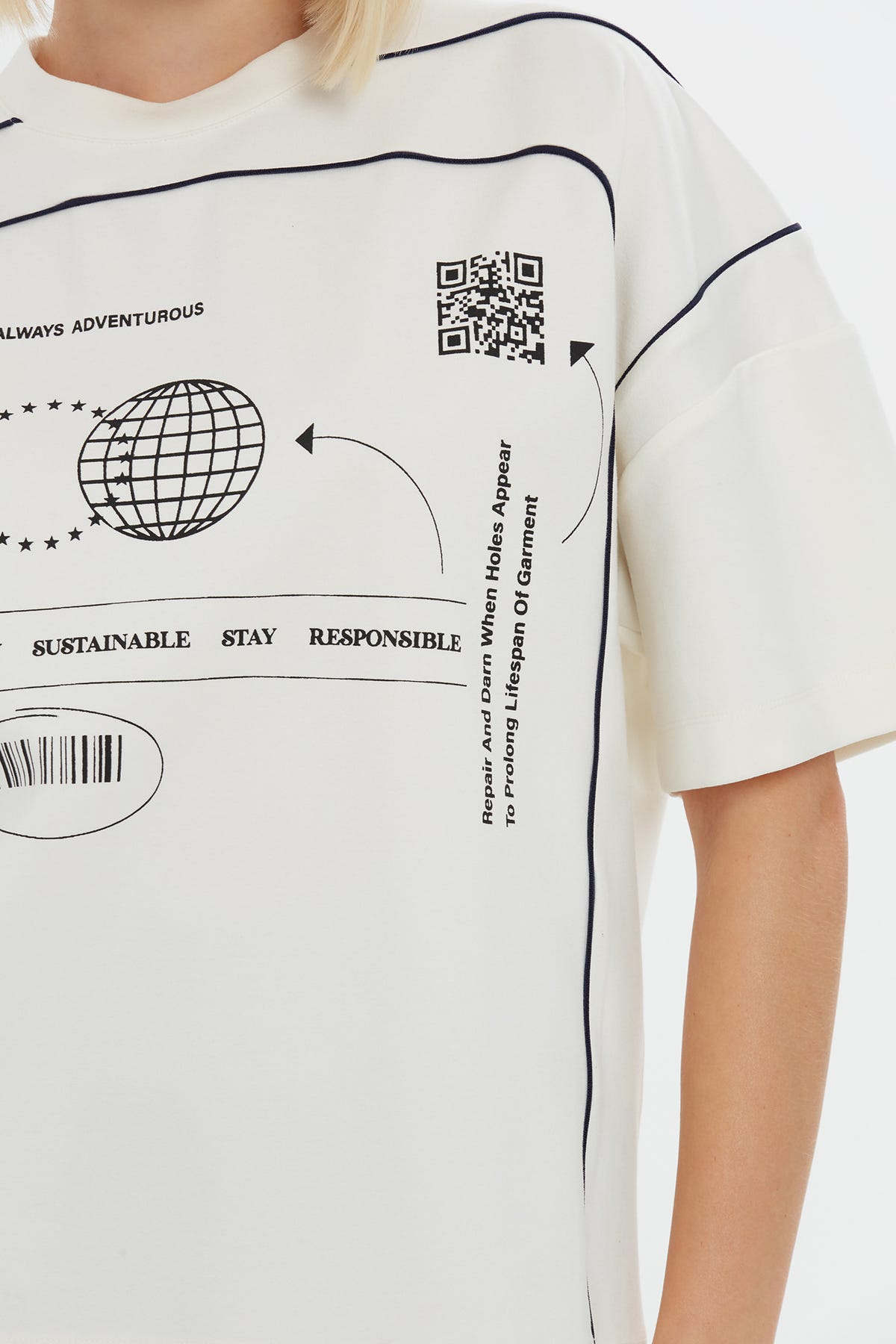 Grafik Baskılı T-shirt